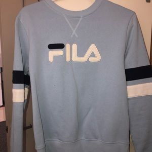 Blue File sweater
